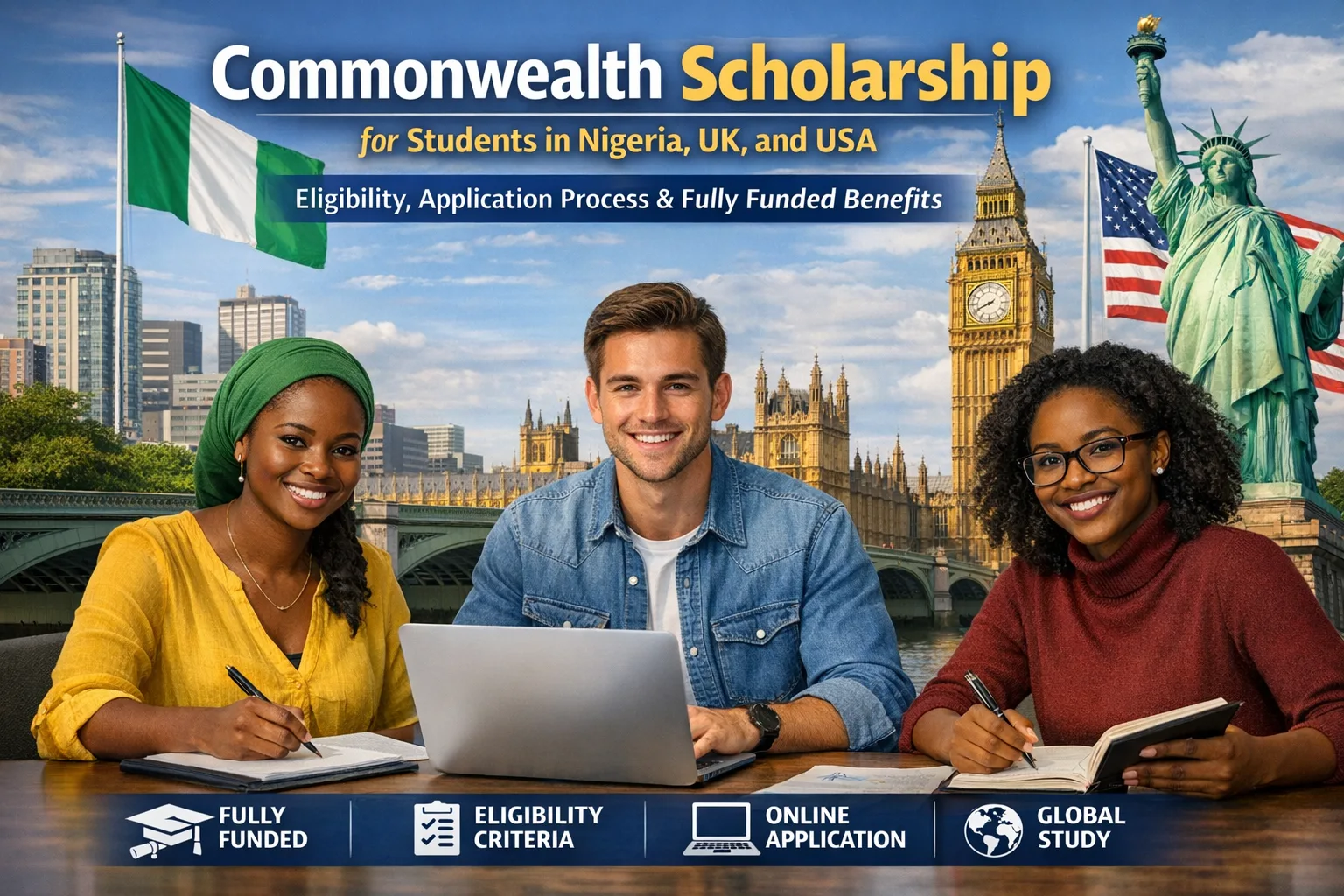 Commonwealth Scholarship for Students in Nigeria, UK, and USA: Eligibility, Application Process & Fully Funded Benefits