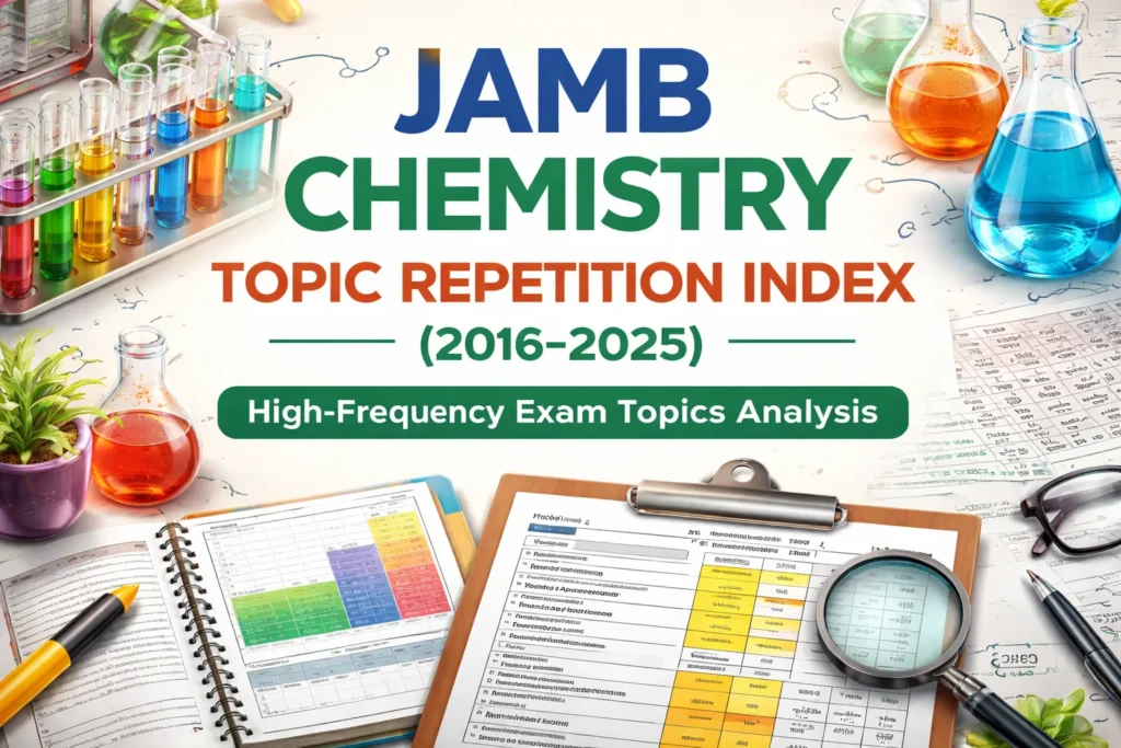 JAMB Chemistry Topic Repetition Index (2016–2025): Data-Driven Exam Trend Analysis