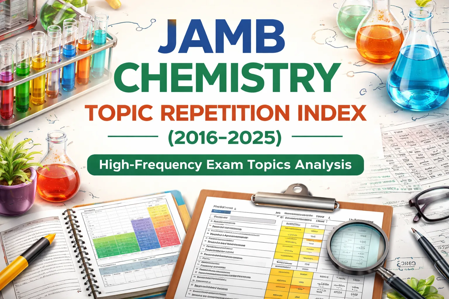 JAMB Chemistry Topic Repetition Index (2016–2025): Data-Driven Exam Trend Analysis
