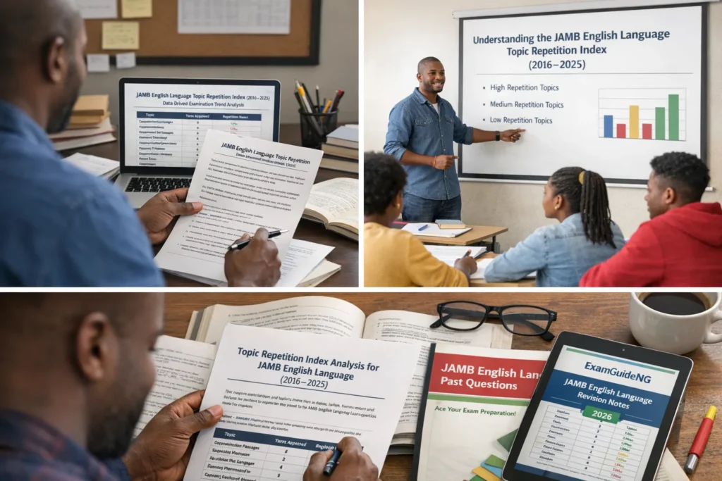 JAMB English Language Topic Repetition Index (2016–2025): Data-Driven Examination Trend Analysis
