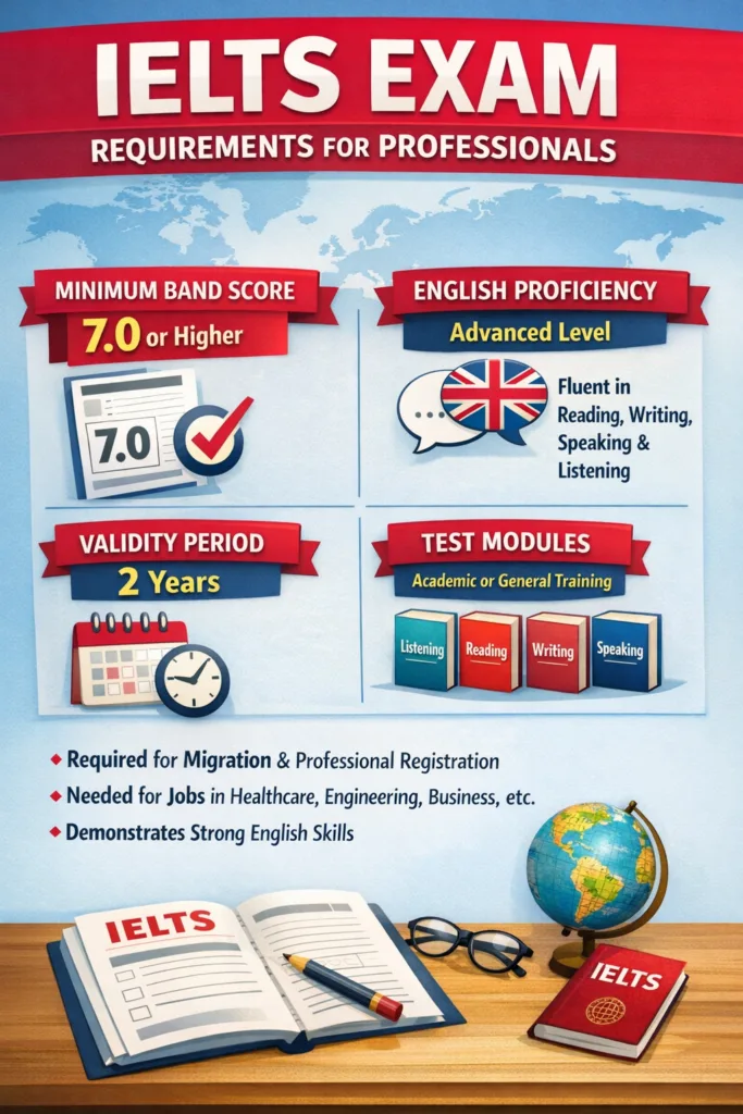 IELTS Exam Requirements for Professionals: Complete 2026 Guide