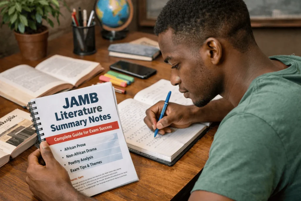 JAMB Literature Summary Notes: The Ultimate Master Guide for 2026 Candidates