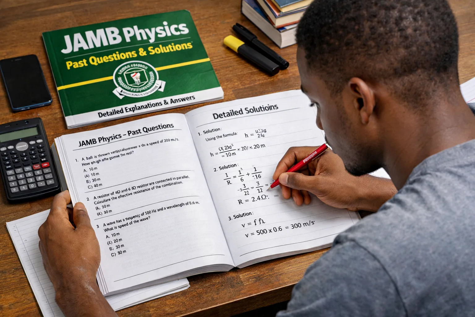 JAMB Physics Past Questions with Detailed Solutions (2010–2025)