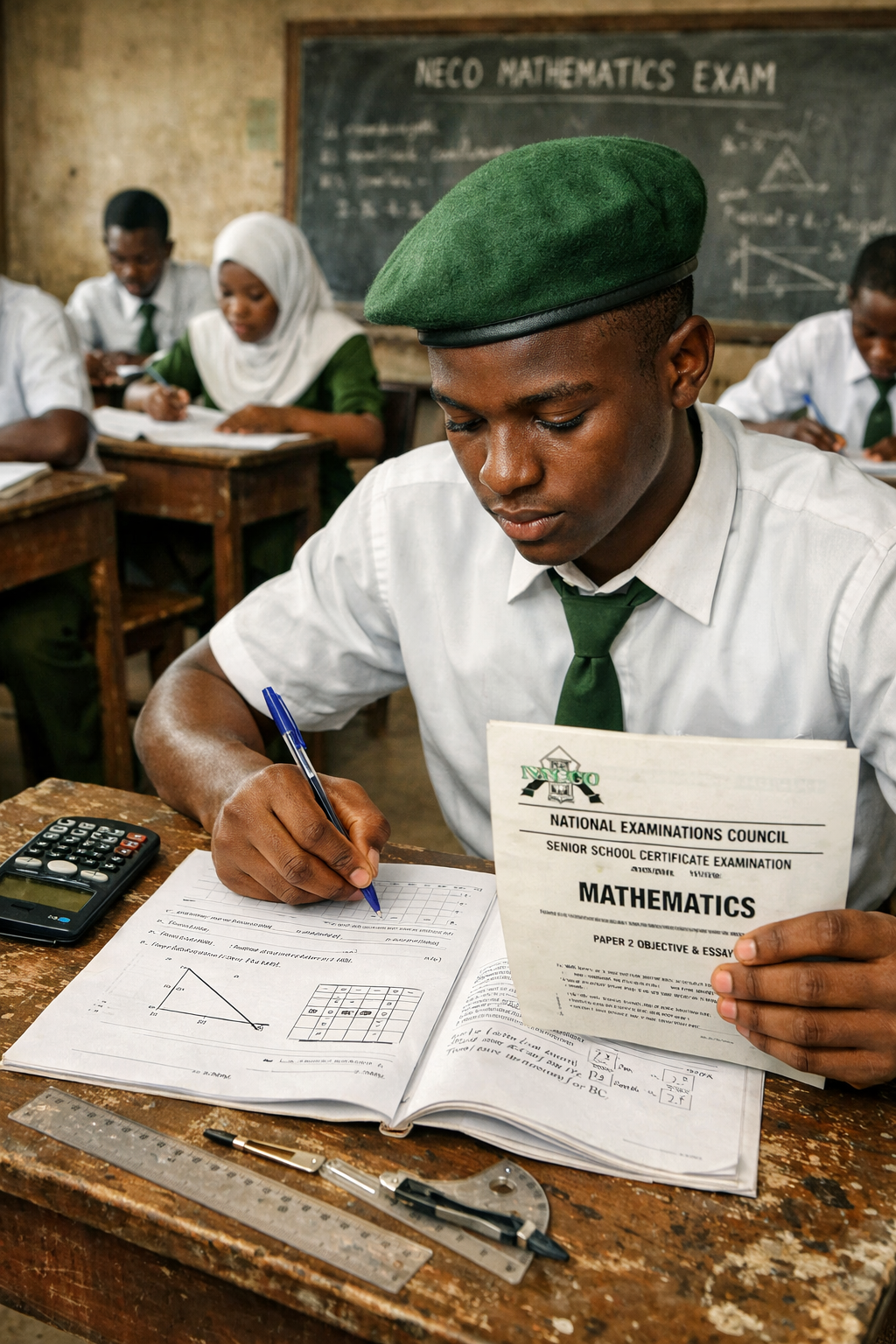 NECO Mathematics Past Questions and Solutions (Free and Detailed Guide) 