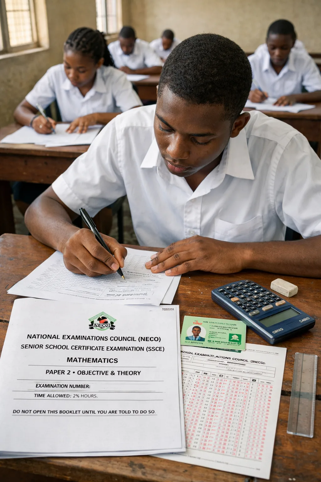 NECO SSCE Mathematics examination)