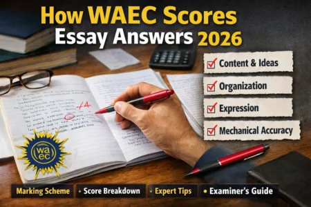 How WAEC Scores Essay Answers 2026