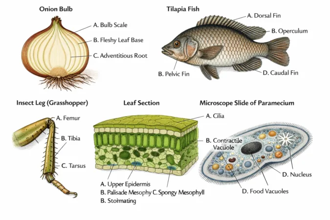 WAEC Biology Practical Marking Scheme 2026