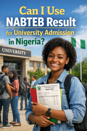 How you Can I Use NABTEB Result for University Admission in Nigeria