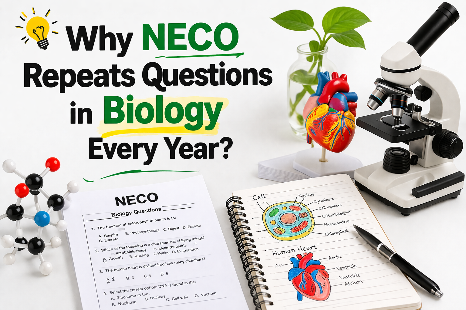 See Why NECO Repeats Questions in Biology Every Year