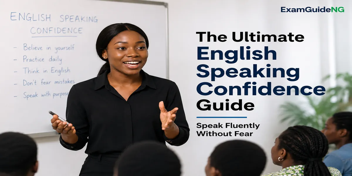 The Ultimate English Speaking Confidence Guide: Speak Fluently Without Fear