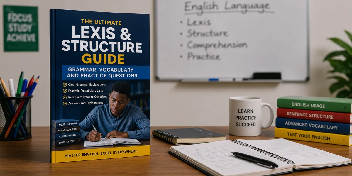 The Ultimate Lexis and Structure Guide: Grammar, Vocabulary and Practice Questions